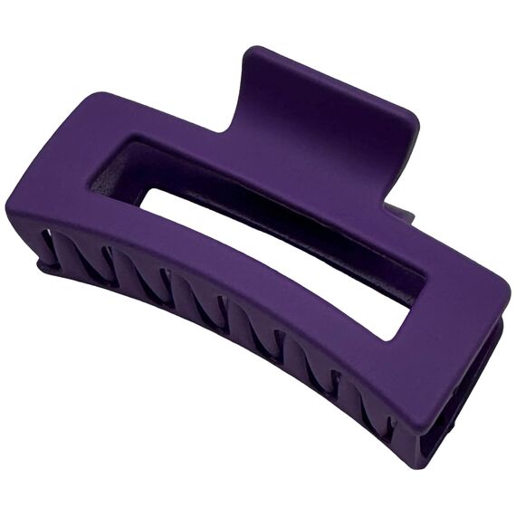 Краб для волосся середній матовий прямокутний колір в асортименті, 1 шт, image _ab__is.image_number.default