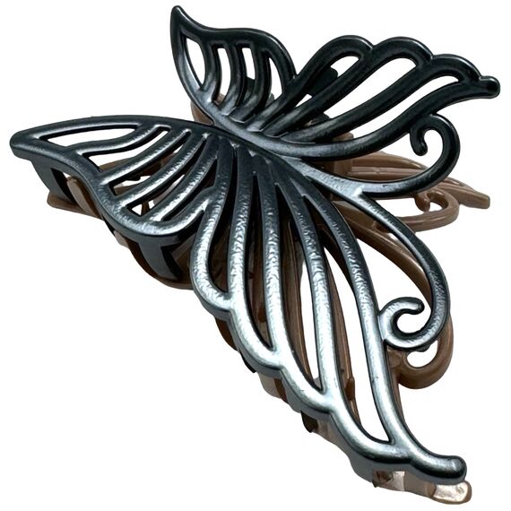 Краб для волосся фігурний метелик двоколірний, 1 шт, image _ab__is.image_number.default