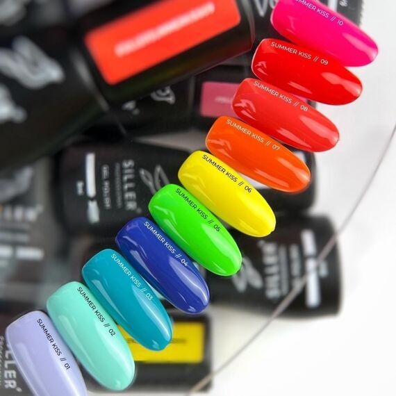 SILLER Summer Kiss Гель лак №01, 8 мл, image _ab__is.image_number.default