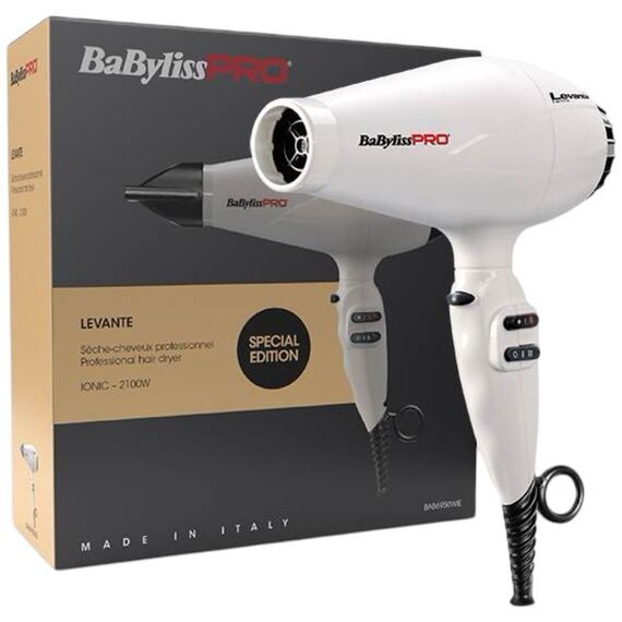 BABYLISS PRO Фен LEVANTE IONIC 2100W, білий (BAB6950WIE), image _ab__is.image_number.default