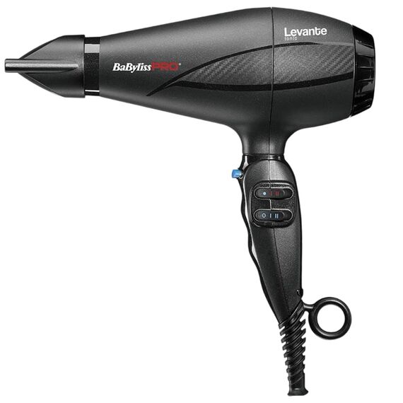 BABYLISS PRO Фен LEVANTE IONIC 2100W, чорний (BAB6950IE), image 