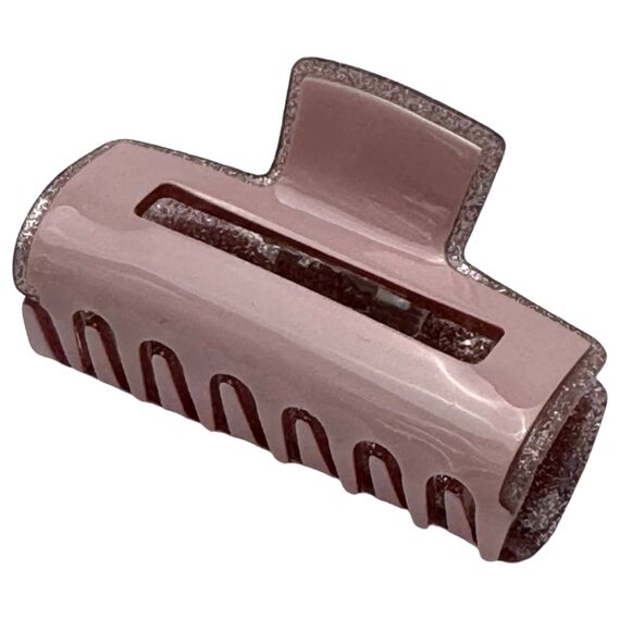 Краб для волосся середній прямокутний з глітером, 1 шт, image _ab__is.image_number.default