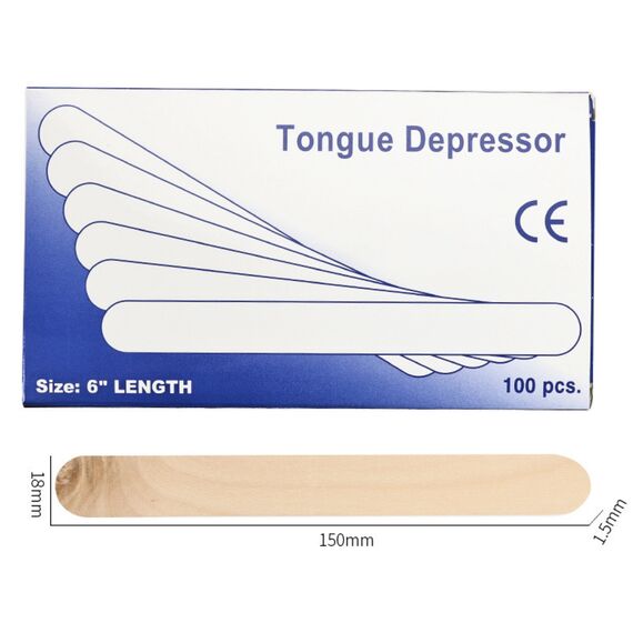 M.P. Шпатель дерев'яний в коробці, 100 шт, image _ab__is.image_number.default