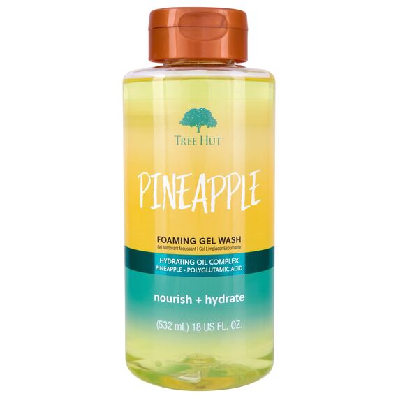 TREE HUT Foaming Gel Wash Гель для душу Pineapple, 532 мл, Об'єм: 532 мл, Аромат: Pineapple, image 