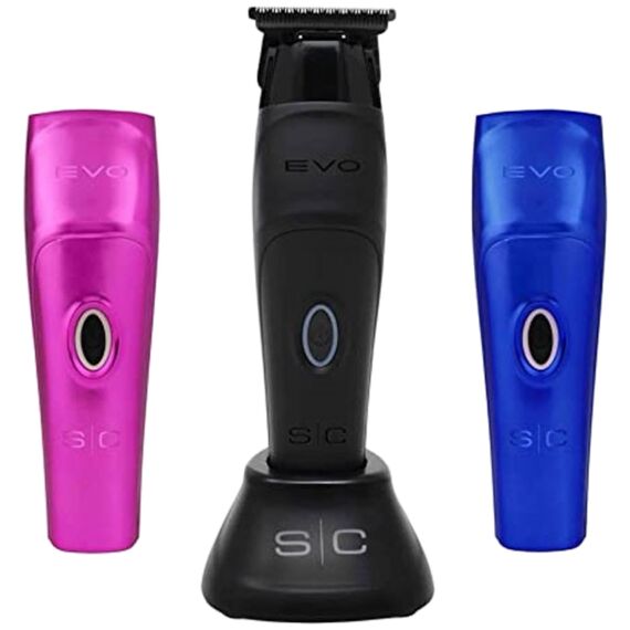 STYLECRAFT Evo Триммер для стрижки з трьома змінними корпусами, чорний/розовий/синій (PTOEVASCITA_01), image 
