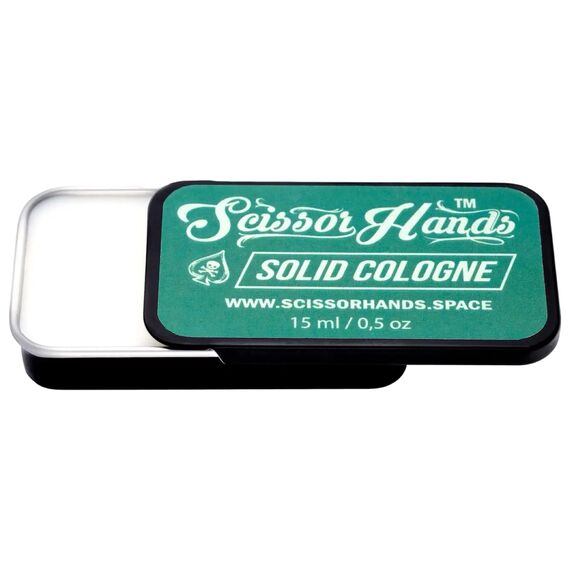 SCISSOR HANDS Solid Cologne Green Твердий одеколон, 15 мл, image 