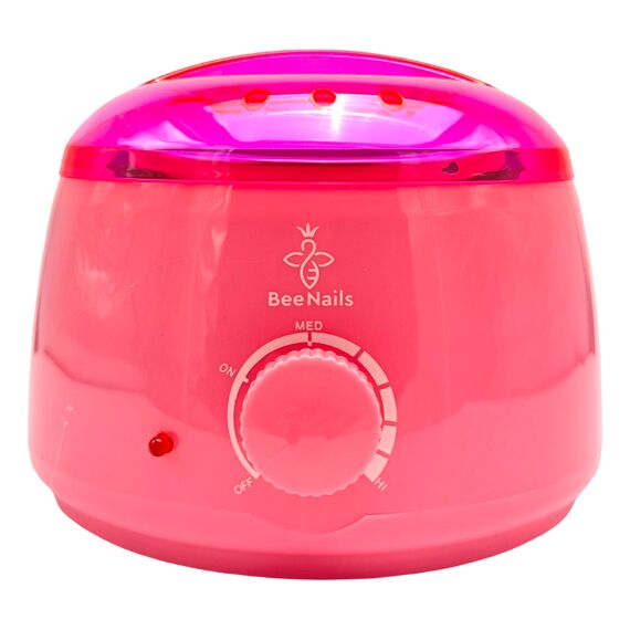 BEE NAILS Воскоплав BN-100 PINK, в наборі віск та шпателі 10 шт, 100 W, image _ab__is.image_number.default