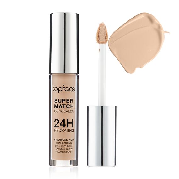 TOPFACE Super Match 24H Concealer Консилер №002 Porcelain, 6 мл, Відтінок: №002, Об'єм: 6 мл, image 