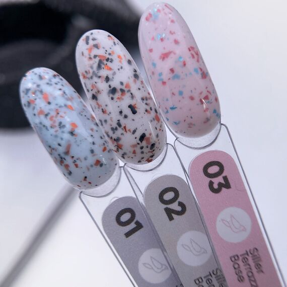 SILLER Base Terrazzo Камуфлююча база №3, 8 мл, Відтінок: №3, Об'єм: 8 мл, image _ab__is.image_number.default