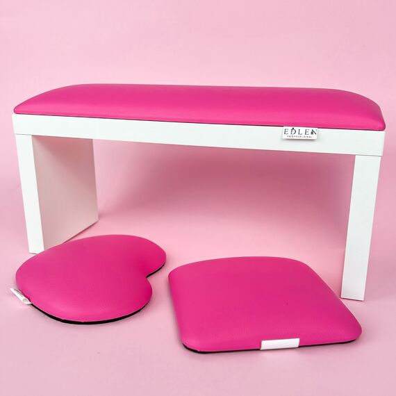 EDLEN Підлокітник для манікюру на деревʼяних ніжках Pink, image _ab__is.image_number.default