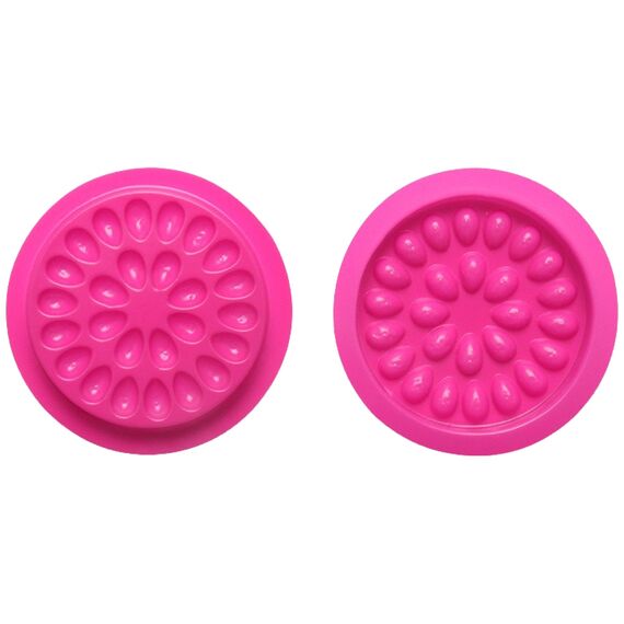 Палетка для клею малинова, 1 шт, Колір: Малиновий, image 