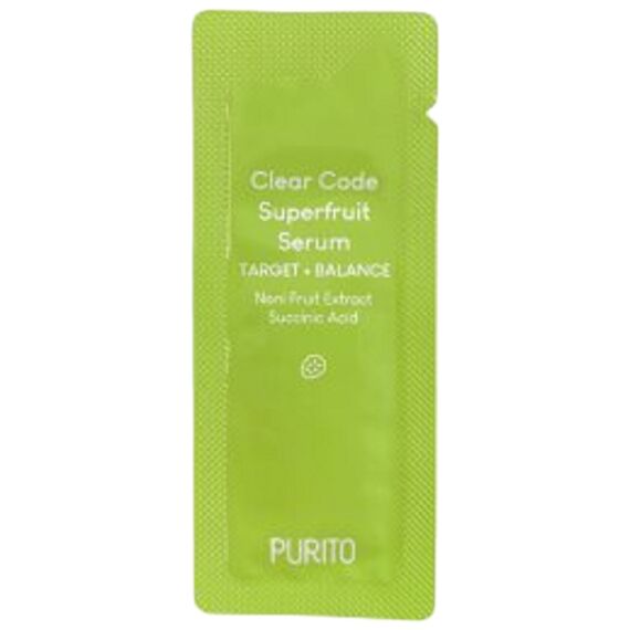 PURITO Seoul Clear Code Superfruit Serum Sample Балансуюча сироватка для проблемної шкіри,1 мл, image 