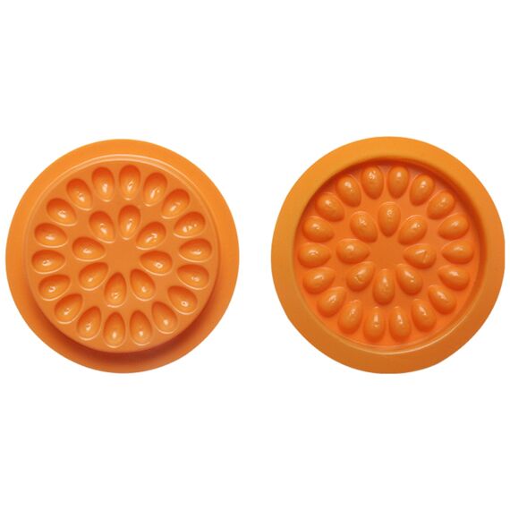 Палетка для клею помаранчева, 1 шт, Колір: Помаранчева, image 