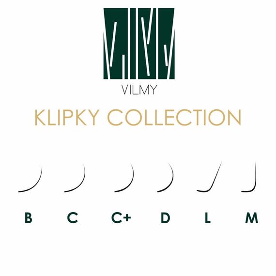 VILMY KLIPKY Вії чорні для нарощення 20 ліній B 0,10 mix 4-7, Довжина вій: 4-7 мм, image _ab__is.image_number.default