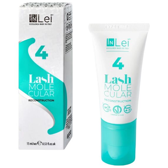 INLEI Кондиціонер для вій та брів "Lash Molecular 4", 15 мл, Об'єм: 15 мл, Крок: №4, image 