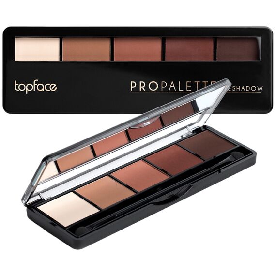 TOPFACE Pro Palette Eyeshadow Палітра тіней для повік №018, 9 г, Колір: №018, Об'єм: 9 г, image 
