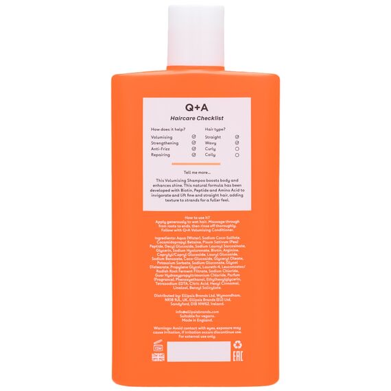 Q+A Volumising Shampoo Шампунь для створення об'єму волосся, 250 мл, image _ab__is.image_number.default