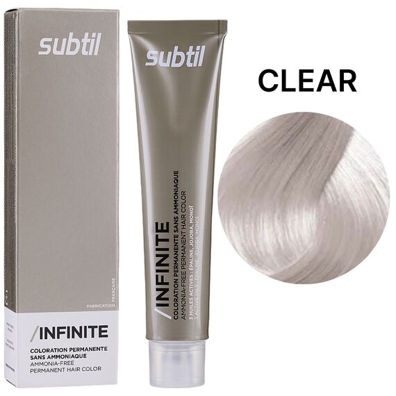 SUBTIL Infinite Стійка безаміачна крем-фарба для волосся CLEAR, 60 мл, Об'єм: 60 мл, Відтінок: Clear, image 