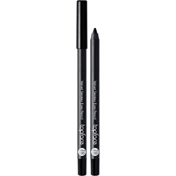 TOPFACE Velvet Smokey Eyes Pencil Олівець-каял для очей №003 Black, 4.8 г, Колір: №003 Black, Об'єм: 4.8 г, image 