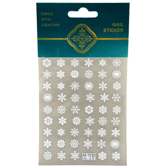 S. P. Новорічний слайдер-дизайн для нігтів 5D М-1030, №: 1030, image 