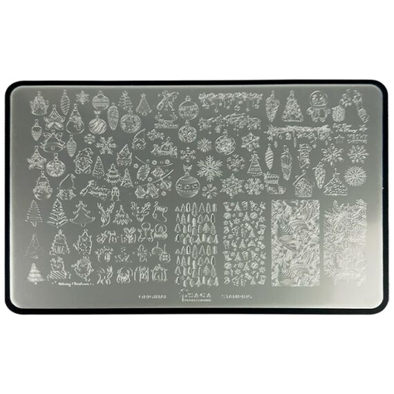 SAGA Пластина для стемпiнгу №14 Winter, №: 014, image 