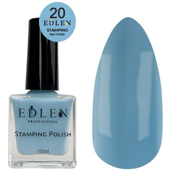 EDLEN Stamping Polish Лак для стемпінгу №20, 10 мл, №: 020, image 