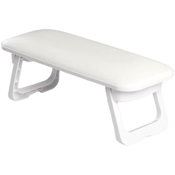 S.P. Підлокітник для манікюру на складних білих ніжках WHITE, image 