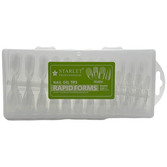 STARLET PROFESSIONAL Гелеві Форми-Тіпси Набір 4 в 1, 240 шт, image 