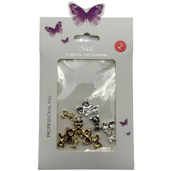 TEYSHA Декор 3D ведмедики для манікюру №02, image 