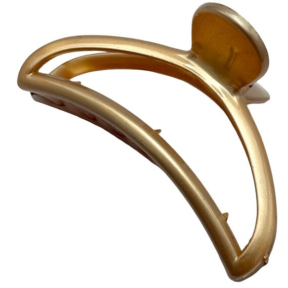 Краб для волосся середній вигнутий кришталевий, 1 шт, image _ab__is.image_number.default