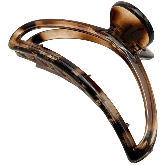 Краб для волосся середній вигнутий кришталевий, 1 шт, image _ab__is.image_number.default