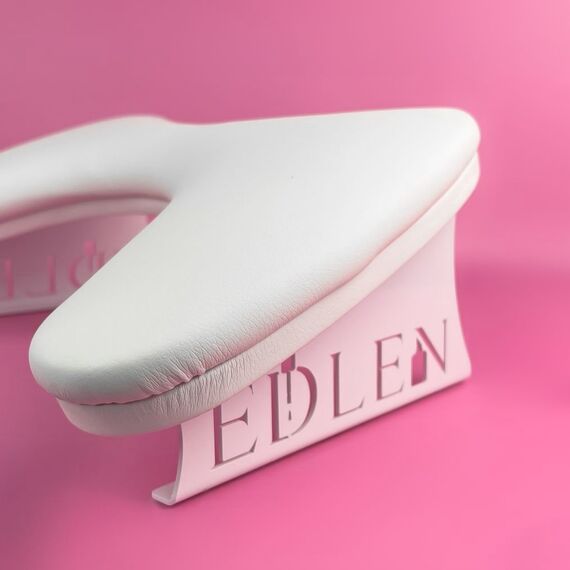 EDLEN Підлокітник для манікюру фігурний Comfort (білий), image _ab__is.image_number.default