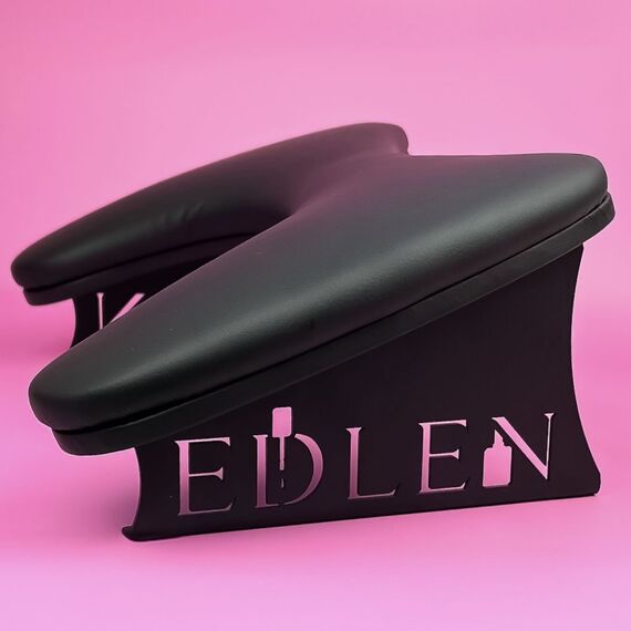EDLEN Підлокітник для манікюру фігурний Comfort (чорний), image _ab__is.image_number.default