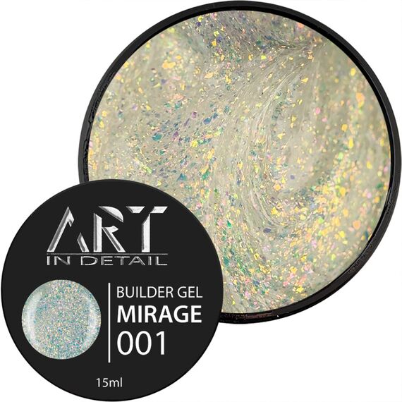 ART Builder Mirage Gel №001 Гель моделюючий, 15 мл, Об'єм: 15 мл, Колір: №001, image 