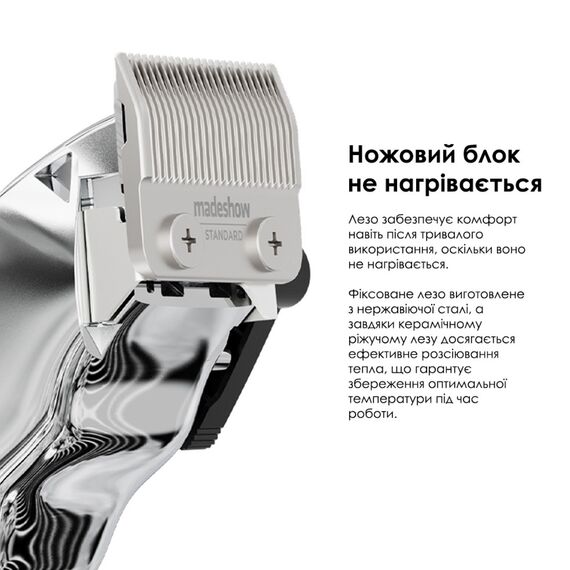 MADESHOW Машинка для стрижки M10, чорна, image _ab__is.image_number.default