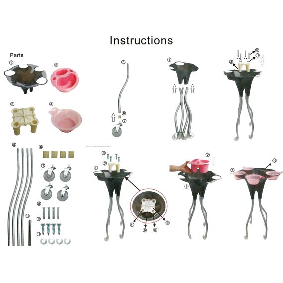 SPL Професійний візок лабораторія для фарбування, image _ab__is.image_number.default