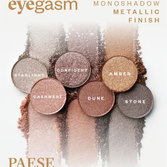 PAESE Eyegasm Eyeshadows Компактні тіні для повік 15 Stone mettallic, 1.5 г, Колір: 15, Об'єм: 1.5 г, image _ab__is.image_number.default