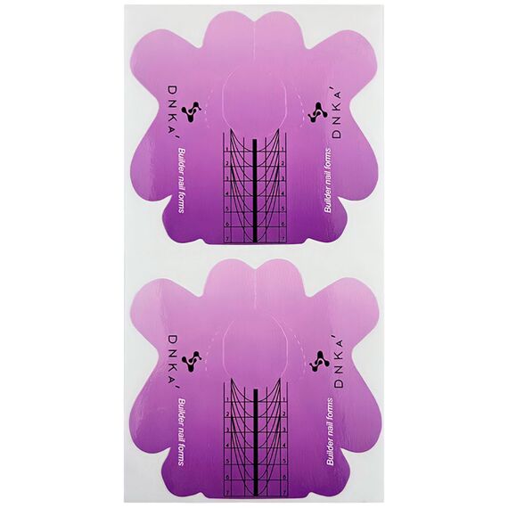 DNKa Paper Builder Nail Forms Нижні форми для нарощування Short, 100 шт, Кількість: 100 шт, Форма: Short, image _ab__is.image_number.default