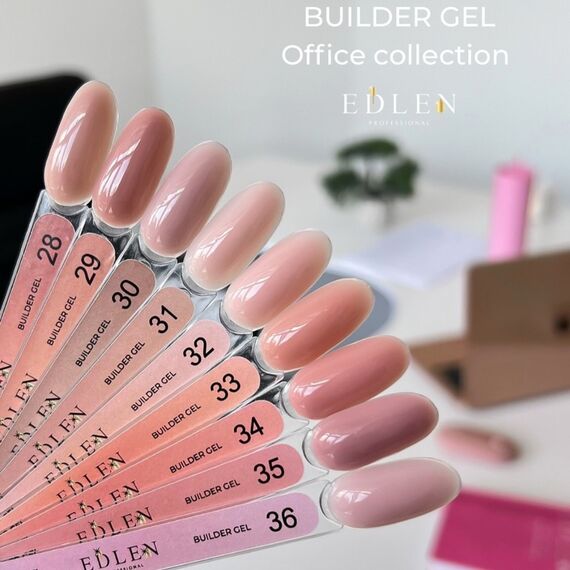 EDLEN Builder Gel №31 Office Гель для нарощування, 30 мл, Об'єм: 30 мл, Колір: 031, image _ab__is.image_number.default