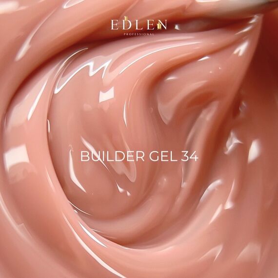 EDLEN Builder Gel №34 Office Гель для нарощування, 30 мл, Об'єм: 30 мл, Колір: 034, image _ab__is.image_number.default