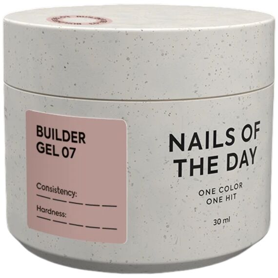 NAILSOFTHEDAY Builder Gel 07, 30 мл, Об'єм: 30 мл, Колір: 007, image 
