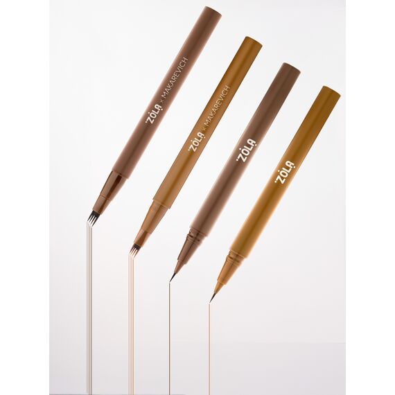 ZOLA Лайнер для брів з моно-пензлем Light Brown, 1.9г, Колір: Light Brown, Об'єм: 1,9 г, image _ab__is.image_number.default