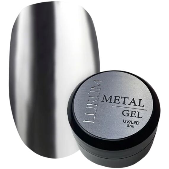 LUKUM Metal Gel Металева гель-фарба, 5 мл, image 