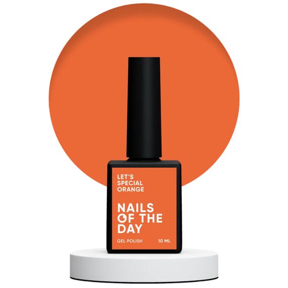NAILSOFTHEDAY Let's Special Orange Гель-лак оранжевий, 10 мл, Відтінок: Orange, Об'єм: 10 мл, image 
