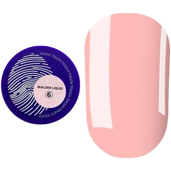 TOUCH Builder Liquid 06 Міцний рідкий гель, 15 мл, Об'єм: 15 мл, Колір: 06, image 