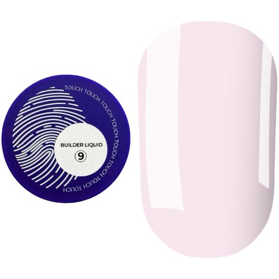 TOUCH Builder Liquid 09 Міцний рідкий гель, 15 мл, Об'єм: 15 мл, Колір: 09, image 