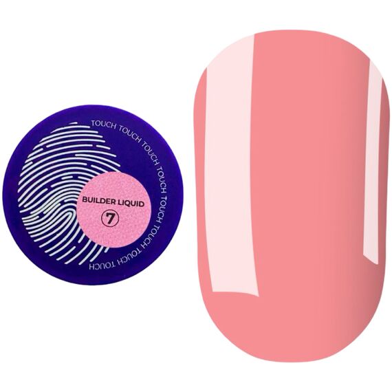 TOUCH Builder Liquid 07 Міцний рідкий гель, 15 мл, Об'єм: 15 мл, Колір: 07, image 