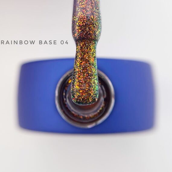 TOUCH Rainbow Base 04 Камуфлююча база з пластівцями юкі, 13 мл, Відтінок: 004, Об'єм: 13 мл, image _ab__is.image_number.default