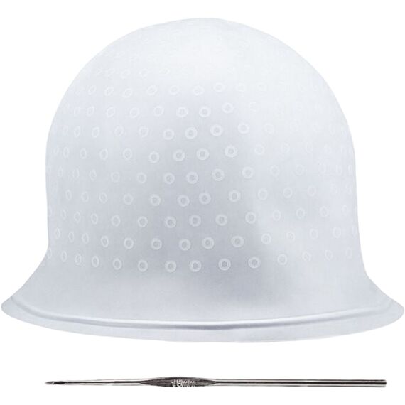 YRE Lateks Шапочка для мелірування з металевим гачком (біла), 2,55, image 
