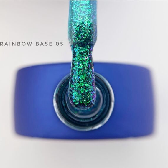 TOUCH Rainbow Base 05 Камуфлююча база з пластівцями юкі, 13 мл, Відтінок: 005, Об'єм: 13 мл, image _ab__is.image_number.default